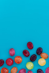 Still life of colorful candies.