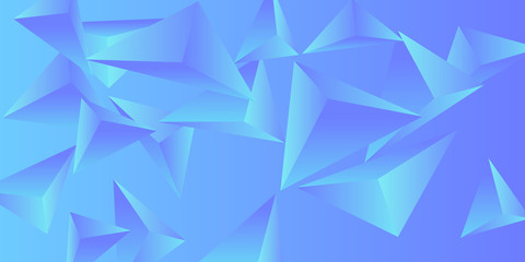 Triangular background. Abstract composition of 3d triangles.