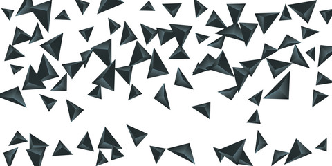 Triangular background. Abstract composition of 3d triangles. © niko180180