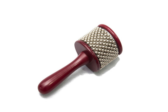 Maracas on White Background isolated Kabasa