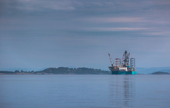 Oil platform in Norway