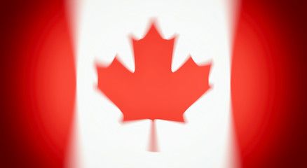 Flag of Canada, background, texture, blurred image