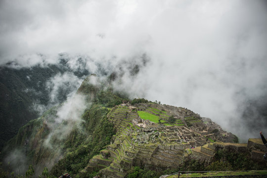 Machu Picchu Peru Cloudy
