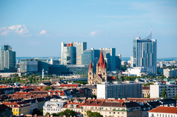 City view from Vienna, Austria