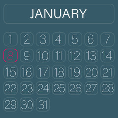 Calender Page January 8