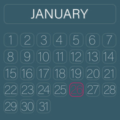 Calender Page January 26