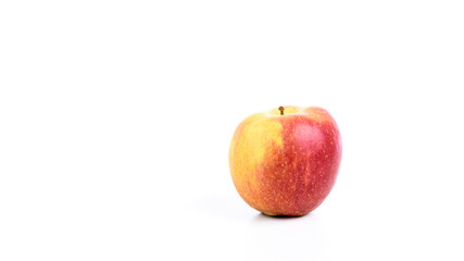 Einzelner Apfel isoliert
