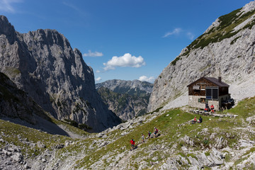 Fritz-Pflaum-Hütte im Wilden Kaiser
