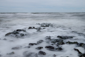 Brandung an der Nordsee