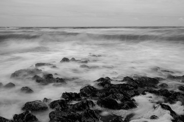 Obraz premium Brandung an der Nordsee