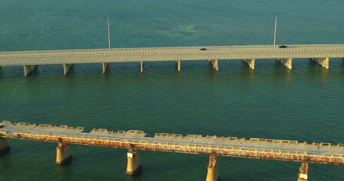 Florida Keys helicopter tour 4k 60p footage