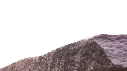 Rock Front Sandstone texture of blurred white background,construction work, decorate large buildings, Blank for design..