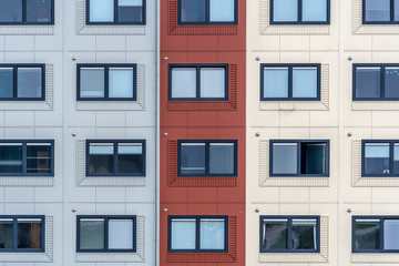 Fototapeta premium Container homes for students and asylum seekers