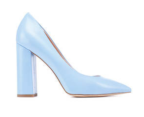 Woman shoes isolated on the white background