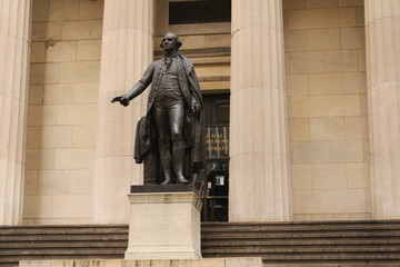 Naklejka premium America, New York, Wall Street, Times Square