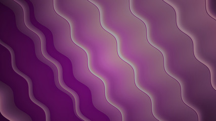 Background with a variety of multicolored waves in a paper style.