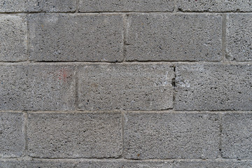 Closup gray brick wall - high quality texture / background