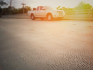 Fototapeta premium car on road