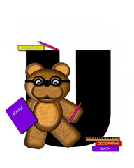 Alphabet Teddy Learning U