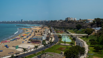 Lima coast view