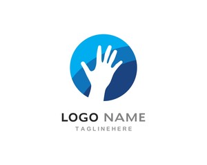 Hand Care Logo Template