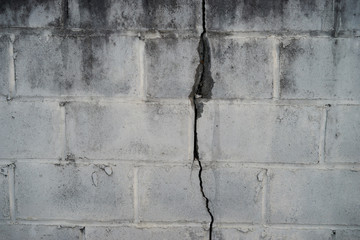 texture of old wall cracked