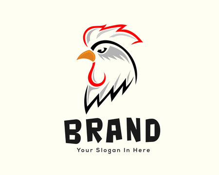 Traditional chicken farm template logo design inspiration