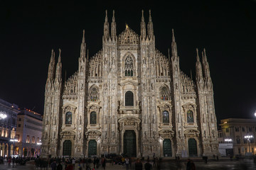 Fototapeta na wymiar Cathedral of Milan, Italy