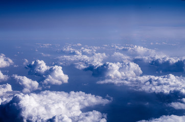 Fototapeta na wymiar Clouds. The view from the plane