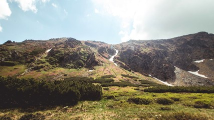 Fototapeta premium The amazing Carpathian Mountains in Romania - Rodna Mountains