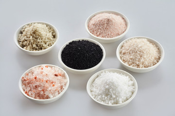 Assortment of various global speciality salts