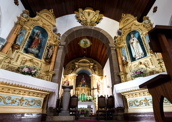 Fototapeta na wymiar Interior of the Church of St Peter