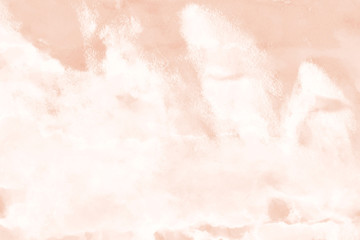 Orange ink and watercolor textures on white paper background. Paint leaks and ombre effects. Hand painted abstract image.