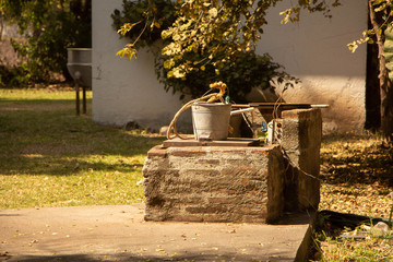 Water well in the yard 