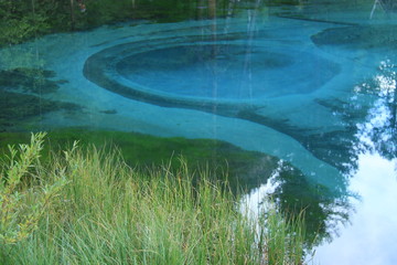 lake in the deep forest