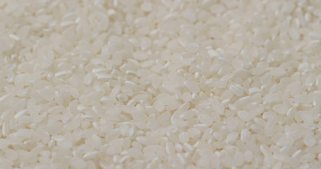 Heap of white rice