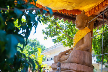 buddha statue at Wat Thmey