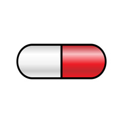 Cartoon Pill Illustration