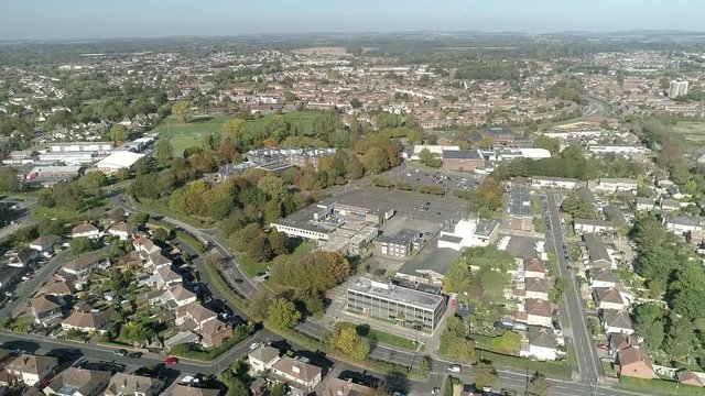 Aerial, suburbs in Havant