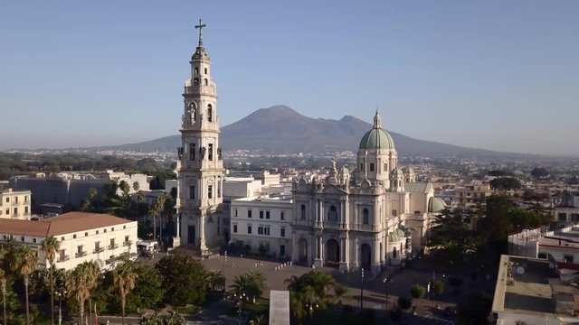 Church in Bartolo square in Pompeii