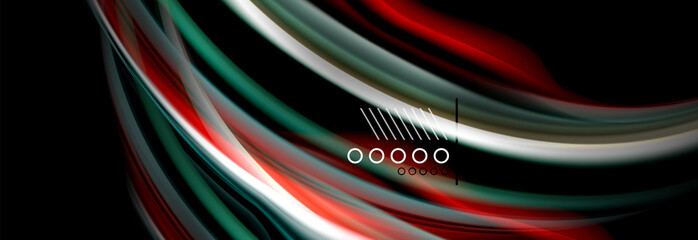 Color flow poster. Wave Liquid shape color background. Art design for your design