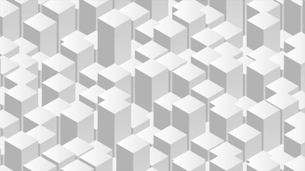Geometric tech grey 3d abstract background