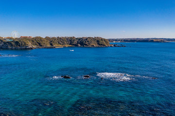 冬の三浦半島荒崎海岸