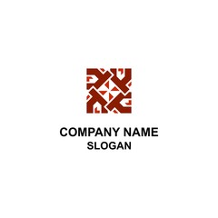 Abstract home logo with H letter.