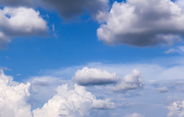 Fototapeta premium blue sky with clouds. Nature background.