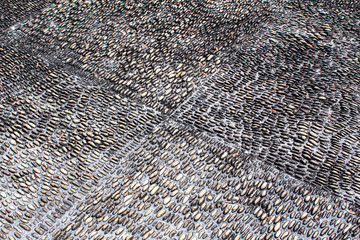 The area is made of several stones together. Nature and background.