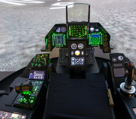 The multirole fighter aircraft  simulator