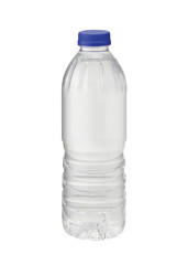 Water bottle isolated on white background