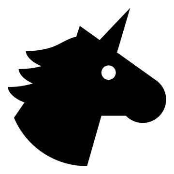 Unicorn Folklore Vector Icon