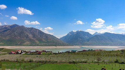 Fototapeta na wymiar view of the Chervak lake